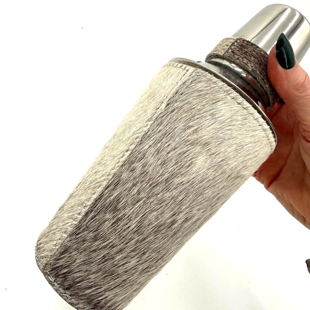 Cowhide Cocktail Shaker New - Picture 3 of 4